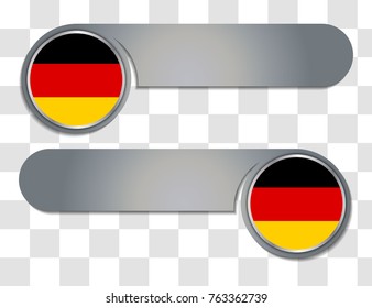 germany vector flag illustration. vector match scoreboard illustration. eps10.