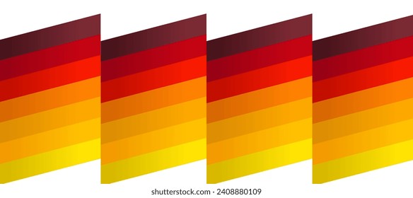 Germany waves diagonal color stripes background