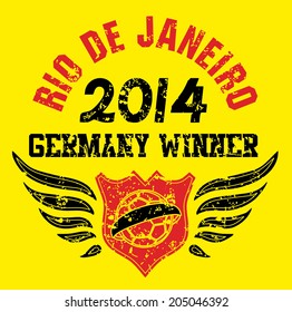 germany winner vector art