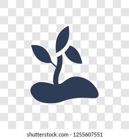 Germination icon. Trendy Germination logo concept on transparent background from Agriculture Farming and Gardening collection