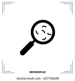 Germs caught in Search Icon