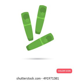 Germs color flat icon