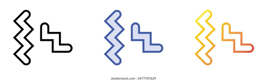icono de gérmenes. Diseño de estilo de relleno lineal, azul y degradado aislado sobre fondo blanco
