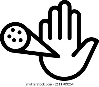 germs Vector illustration on a transparent background. Premium quality symbols. Stroke vector icon for concept and graphic design.