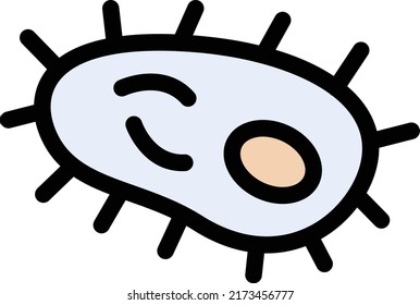 Germs Vector illustration on a transparent background.Premium quality symmbols.Stroke vector icon for concept and graphic design.