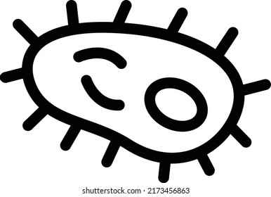 Germs Vektorgrafik auf transparentem Hintergrund.Premium-Qualität symmbols.Stroke Vektorsymbol für Konzept und Grafikdesign.