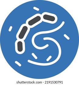 Keime Vektorgrafik auf transparentem Hintergrund. Hochwertige Symbole. Glyphen Vektorsymbole für Konzept und Grafikdesign.
