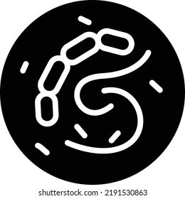 germs Vector illustration on a transparent background. Premium quality symmbols. Glyphs vector icons for concept and graphic design.