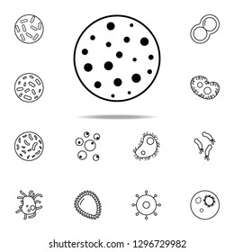 germs in vitro icon. Bacteria icons universal set for web and mobile