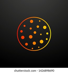 germs in vitro nolan icon. Elements of bacteria set. Simple icon for websites, web design, mobile app, info graphics