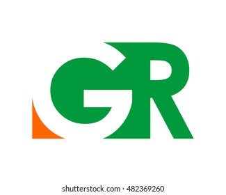 gestalt initial letter typography typeset alphabet font image vector icon