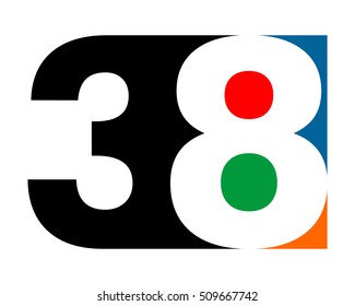gestalt typography typeset logotype numeral numeric nominal image vector icon