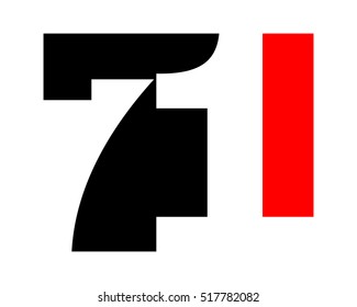 gestalt typography typeset logotype numeral numeric nominal image vector icon