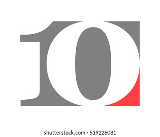 gestalt typography typeset logotype numeral numeric nominal image vector icon