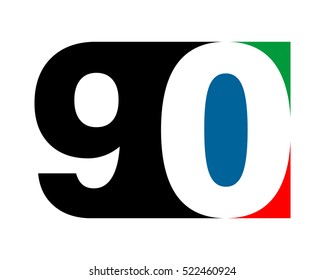 gestalt typography typeset logotype numeral numeric nominal image vector icon