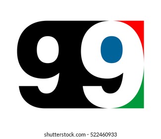  gestalt typography typeset logotype numeral numeric nominal image vector icon