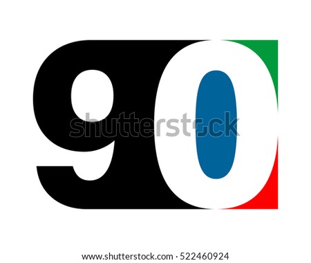 gestalt typography typeset logotype numeral numeric nominal image vector icon
