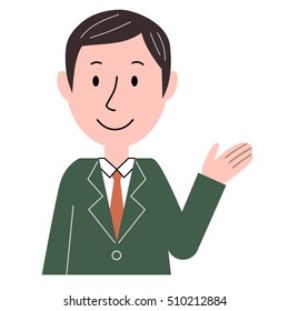 Gesture of businessman