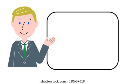 Gesture of businessman