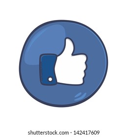 gesture hand like this theme like this round button