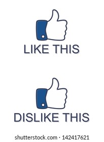 gesture hand like this theme like and dislike