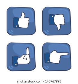gesture hand like this theme box button