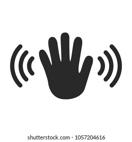 Gesture icon. Vector illustration