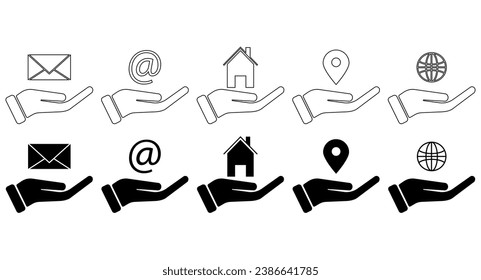 Gesto aislado en el fondo blanco con el camino de recorte, ayudando a la mano extendida para la salvación, internet, casa, carta, internet