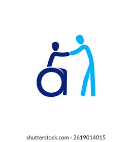 A gesture of kindness and inclusion, this image embodies the essence of support, dignity, and shared humanity, reflecting the strength found in compassion and mutual care