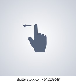 Gesture left icon