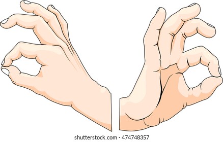 Gesture ok sign