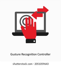 Gesture Recognition Controller Icon Concept