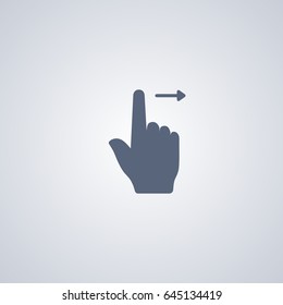 Gesture right icon