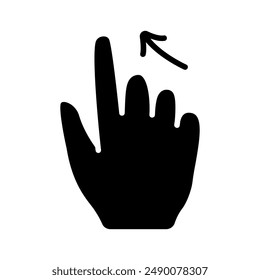 Gesture set icon. Swipe, tap, doubleclick, rotate, pinch, zoom, scroll, gesture, touchscreen, interaction, user interface, hand movement, multitouch, gesture, swipe, pinch, control