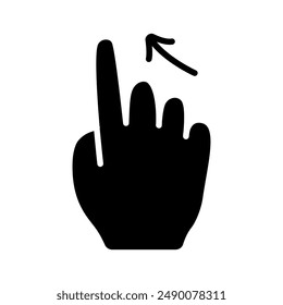 Gesture set icon. Swipe, tap, doubleclick, rotate, pinch, zoom, scroll, gesture, touchscreen, interaction, user interface, hand movement, multitouch, gesture, swipe, pinch, control