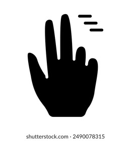 Gesture set icon. Swipe, tap, doubleclick, rotate, pinch, zoom, scroll, gesture, touchscreen, interaction, user interface, hand movement, multitouch, gesture, swipe, pinch, control