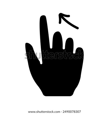 Gesture set icon. Swipe, tap, doubleclick, rotate, pinch, zoom, scroll, gesture, touchscreen, interaction, user interface, hand movement, multitouch, gesture, swipe, pinch, control