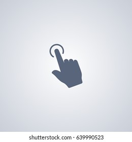 Gesture touch click icon, Gesture click icon