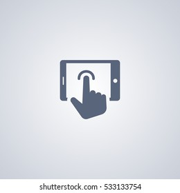 Gesture touch vector icon