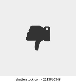 Signo de ilustración de icono del vector de gesto