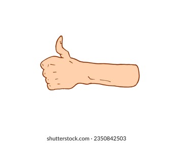  Gestures arms stop, palm, thumbs up, finger pointer, ok, like and pray or handshake, fist and peace or rock n roll. engraved hand drawn in old sketch style, vintage collection of emotion and signs.