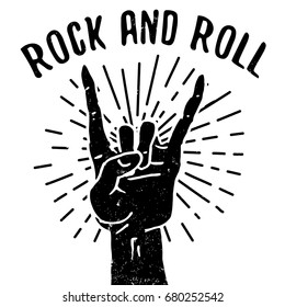 Gestures arms stop, palm, thumbs up, finger pointer, ok, like and pray or handshake, fist and peace or rock n roll. engraved hand drawn in old sketch style, vintage collection of emotion and signs.