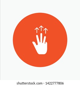 Gestures, Hand, Mobile, Three Finger, Touch