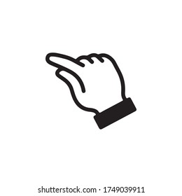 Gestures of Human Hand Icon In Trendy Design Vector Eps 10