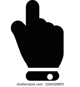 Gestures Of Human Hands, Pointing Towards The Top Icon In Trendy Design Vector Eps 10