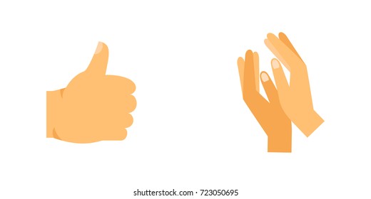 Gestures icon set