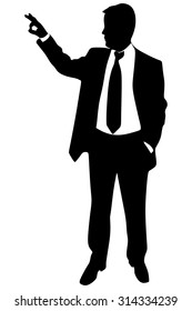 Gesturing OK sign. Cheerful young businessman 