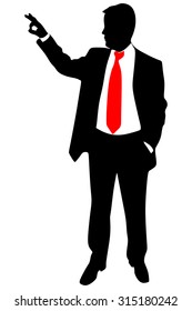 Gesturing OK sign. Cheerful young businessman 