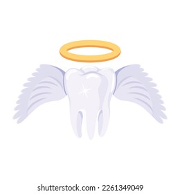 Get a 2d icon of angel tooth 