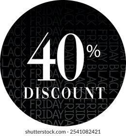 Get 40% off black stamp